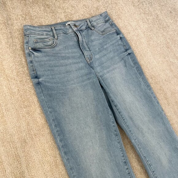 Nine West Slim Straight Blue Jeans 12 - Picture 3 of 11
